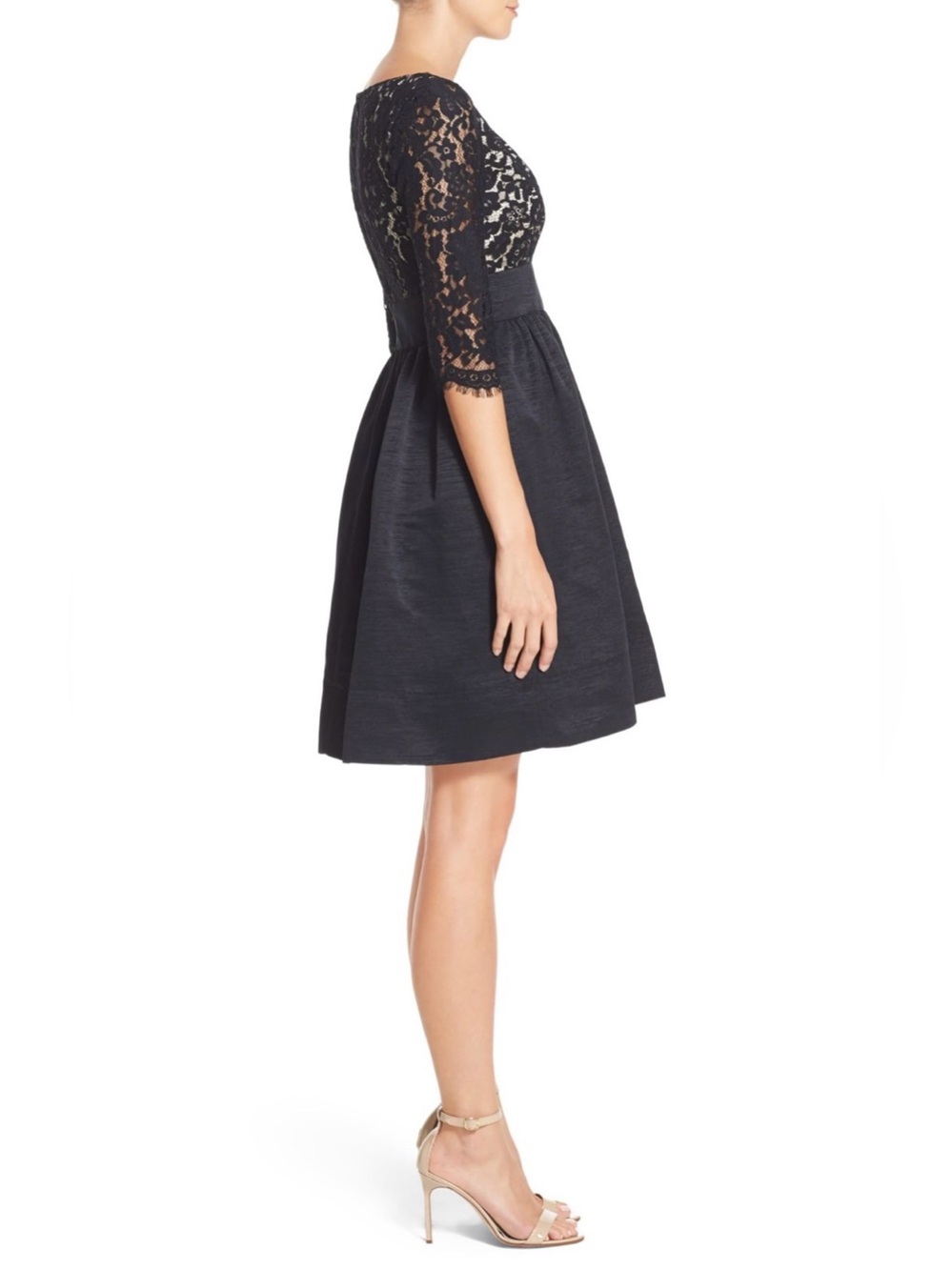Eliza J- Black Cocktail Dress- Sz 2 - Picture 2 of 5